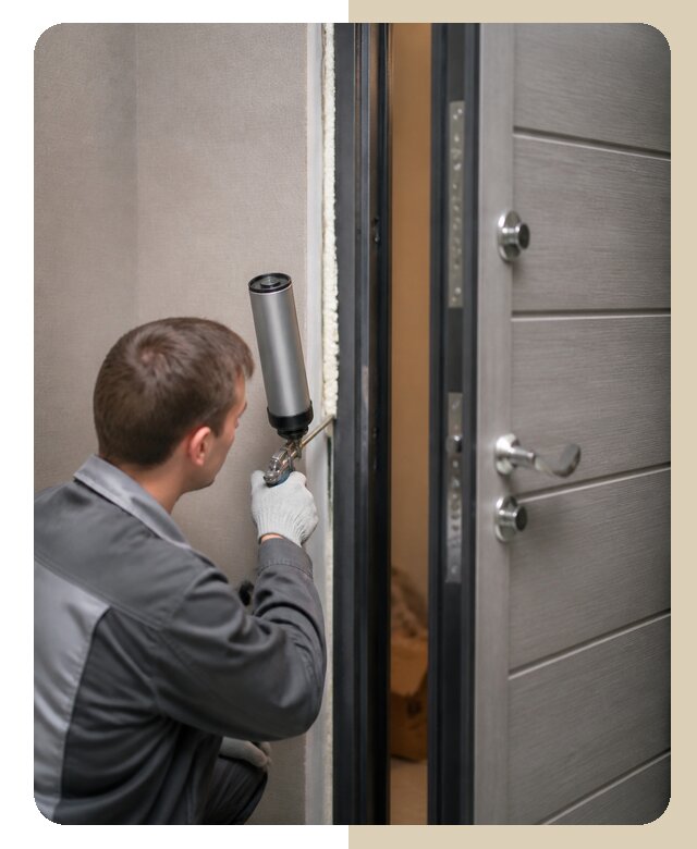 Герметизация входной двери в Октябрьском от 3625 р. | ДвериЛегко-Ктб