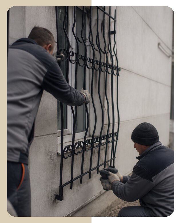 Профессиональная установка кованых решеток в Октябрьском